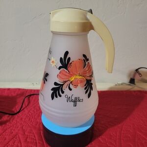 Vintage Floral Waffle Mix Dispenser